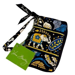 NWT! Vera Bradley, Elephant,  Ellie Blue Wristlet Wallet | Purse